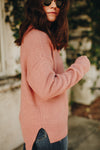 The Dayne Sweater In Mauve